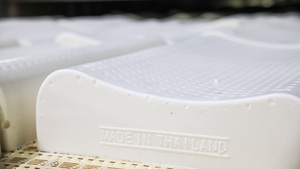 泰国泰嗨乳胶枕头具有泰国钢印